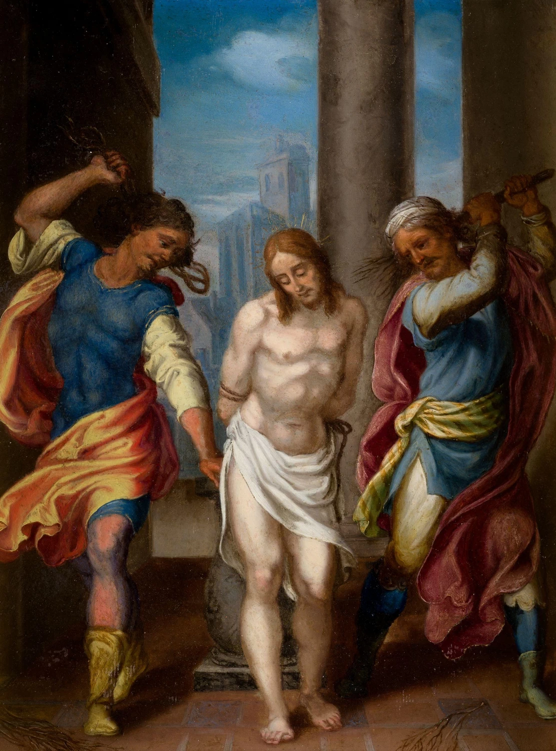 La flagellazione di Cristo - attribuito